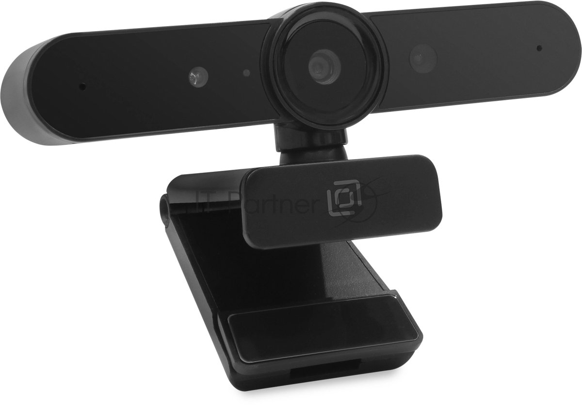 Веб-камера OKLICK OK-C031FH 1920x1080, 30 кадр/с, USB Type-A, микрофон (шумоподавление), автоматическая фокусировка, универсальное крепление