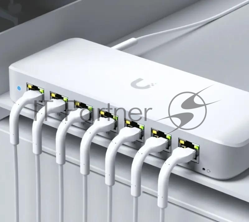 Коммутатор Ubiquiti UniFi Switch Ultra 60W PoE-коммутатор, 8х 1G RJ45, раздача 52 Вт