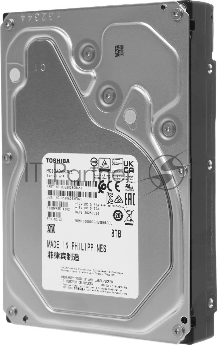 Жесткий диск HDD Toshiba MG10 8Tb 7200rpm SATA III 512Mb 3.5"