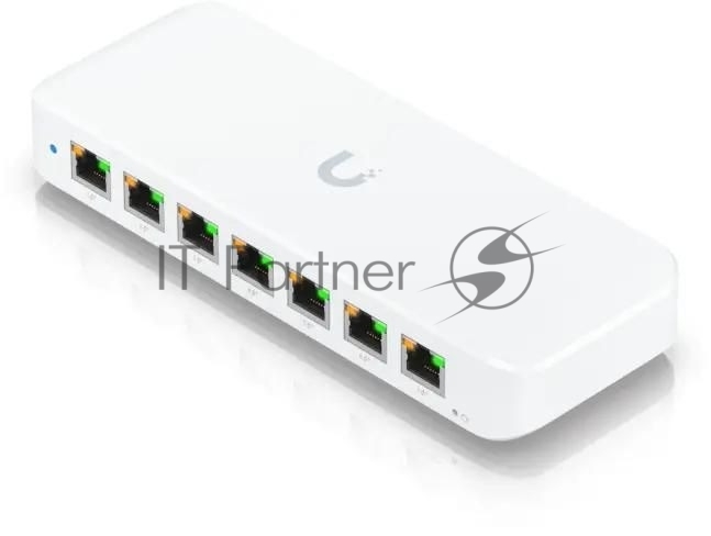 Коммутатор Ubiquiti UniFi Switch Ultra 60W PoE-коммутатор, 8х 1G RJ45, раздача 52 Вт