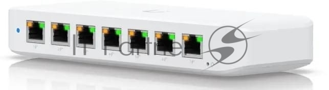 Коммутатор Ubiquiti UniFi Switch Ultra 60W PoE-коммутатор, 8х 1G RJ45, раздача 52 Вт