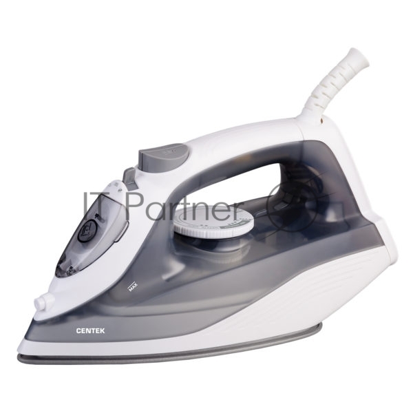 Утюг Centek CT-2321 серый, 2200 Вт, 30 г/мин, 110 г/мин, 210 мл