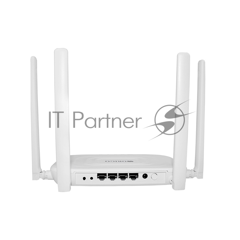 Беспроводной двухдиапазонный маршрутизатор AC1200, 1x100Base-TX WAN, 3x100Base-TX LAN, 4 внешние антенны 5 dBi