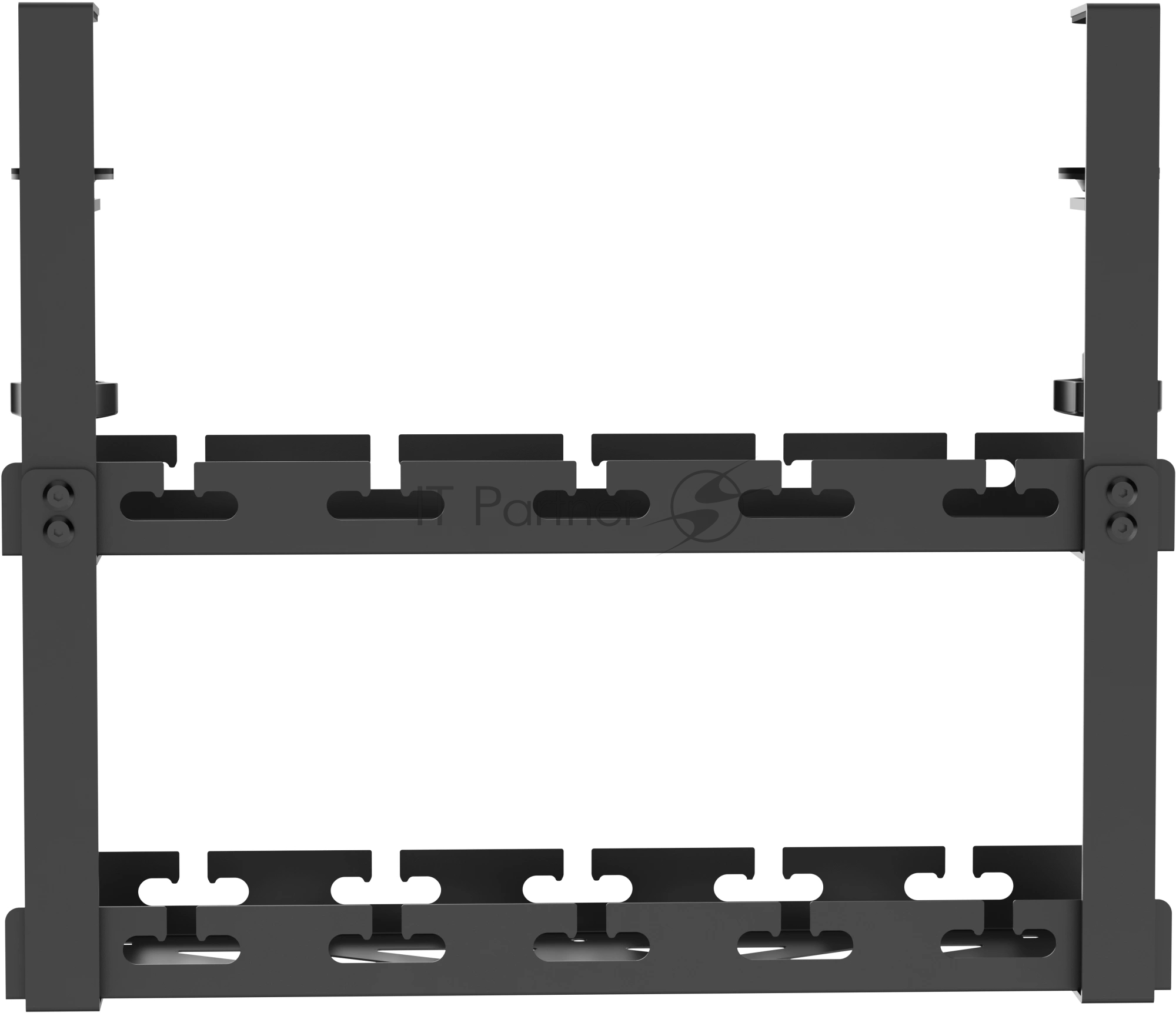 Кабель-канал Cactus CS-CM-400-2BK для столов 40x13.4x34.2 см черный