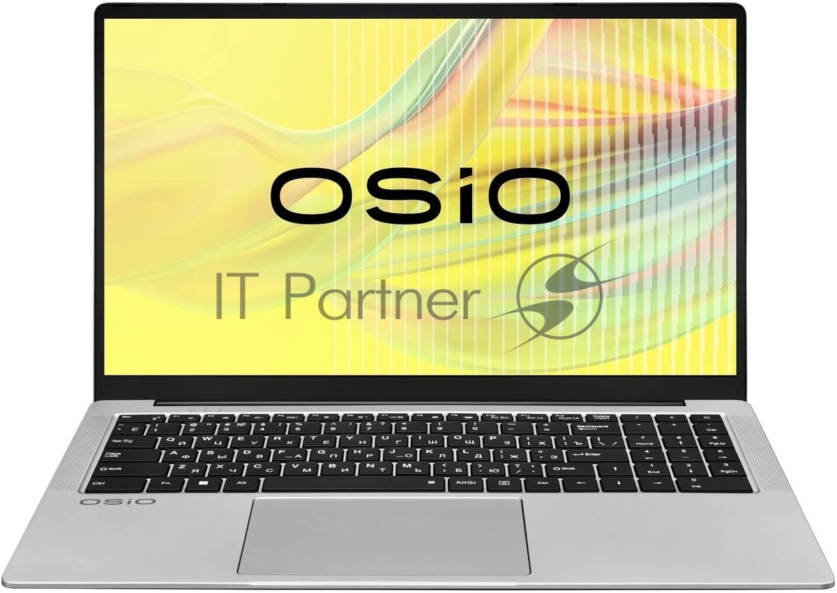 Ноутбук Osio FocusLine F160a-012 серый Ryzen 7 5700U 32Gb SSD1Tb 16.1" FHD (1920x1080) без ОС WiFi BT Cam 6000mAh