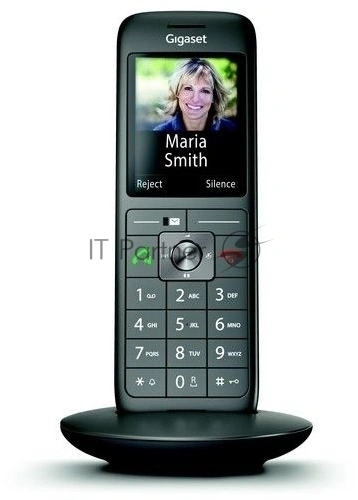 <120145> Радиотрубка Gigaset DECT CL660HX HSB RUS черный для CL660 [S30852-H2862-R101]