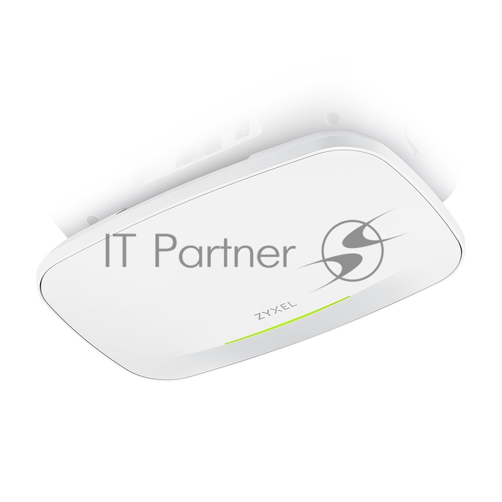 Точка доступа Zyxel NebulaFlex NWA110BE, Wi-Fi 7 (BE6500), MU-MIMO 4x4:2 + 2x2, 1xLAN 2.5GE, без БП