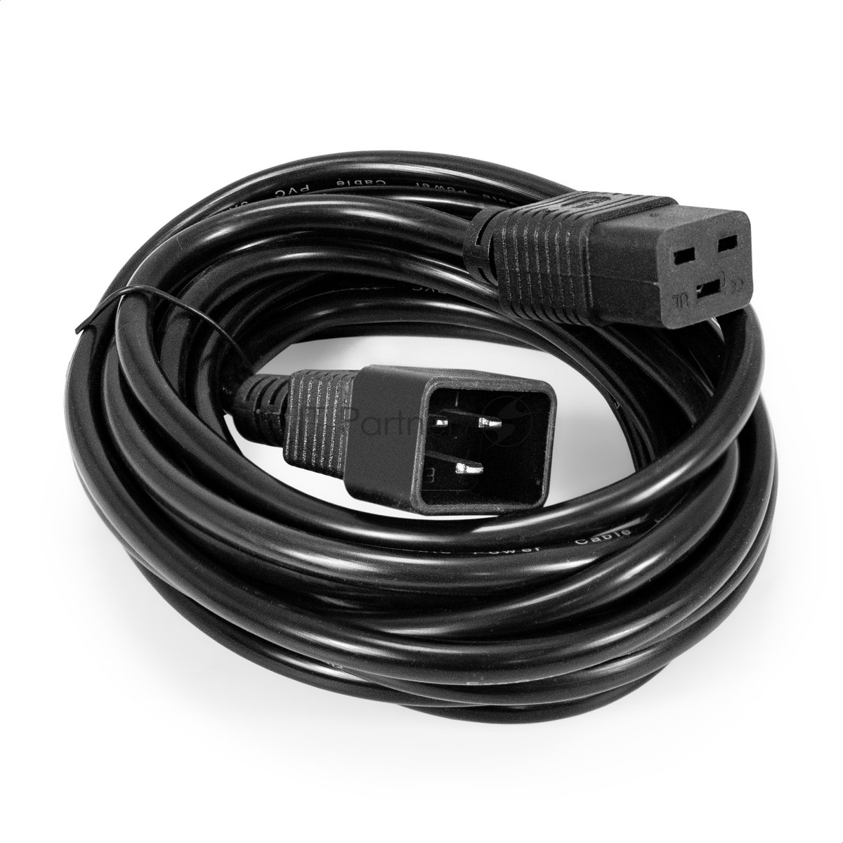 Кабель питания (UPS) ExeGate Special EC20-5S (IEC 320 C19->C20, 3*1.5мм2, CCA, черный, 5м)