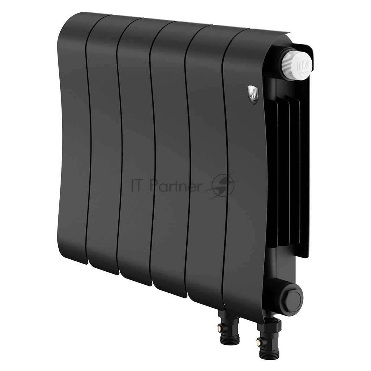 Радиатор биметаллический Royal Thermo Infinity 300 Noir Sable VR80 - 6 секц.