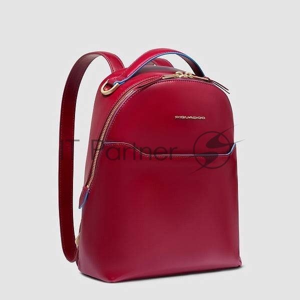 Рюкзак женский Piquadro Blue Square CA6677B2/R кожа, красный