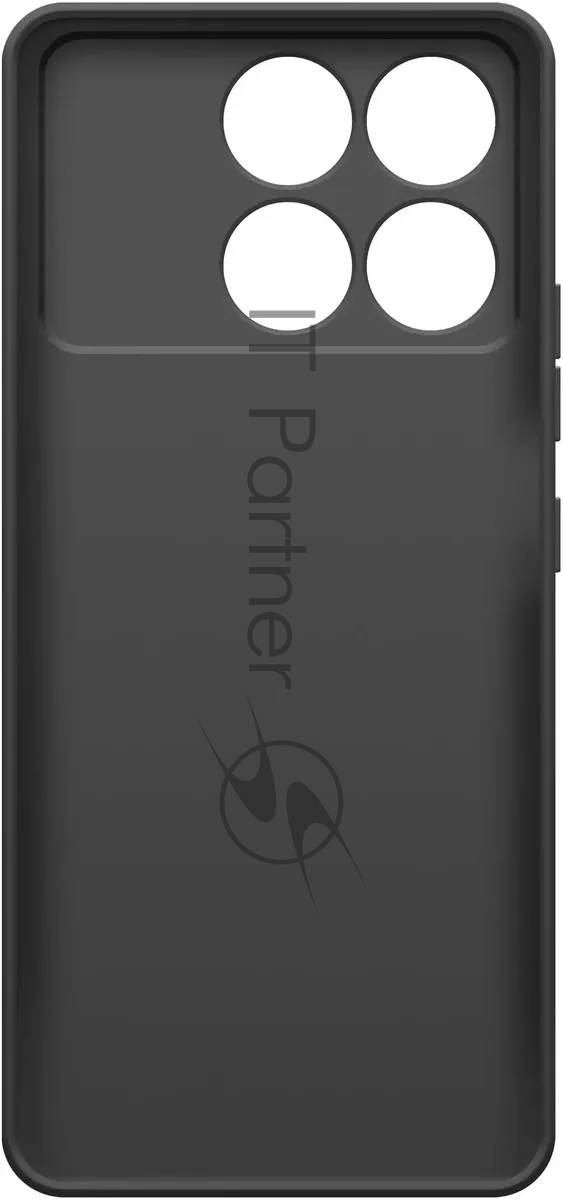 Чехол (клип-кейс) BoraSCO для Xiaomi POCO F6 Pro Silicone Case черный