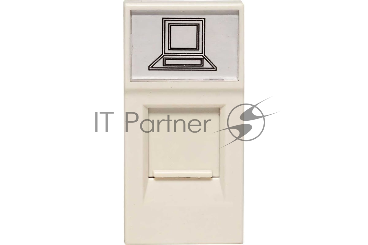 Розетка компьютерная RJ45 EKF PROxima, категории 5e (ширина 1 модуль) E1MK015E-135-10