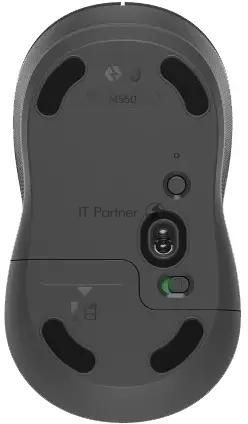 Мышь беспроводная Logitech M550 темно-серый/серый, 4000 dpi, радиоканал, Bluetooth, USB, кнопки - 3