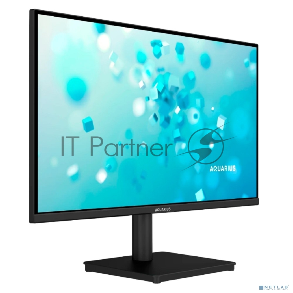 Монитор 23.8" Aquarius AQview B24F1 IPS 1920x1080, 75 Гц, 5 мс, 16:9, 250 кд/м², HDMI 2.0, VGA, DVI-D, FreeSync, черный
