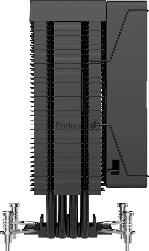 Устройство охлаждения(кулер) Formula Ice Boid 4PSD12 черный 120мм алюминий+медь 2200rpm 34db 4-pin 200W 157мм