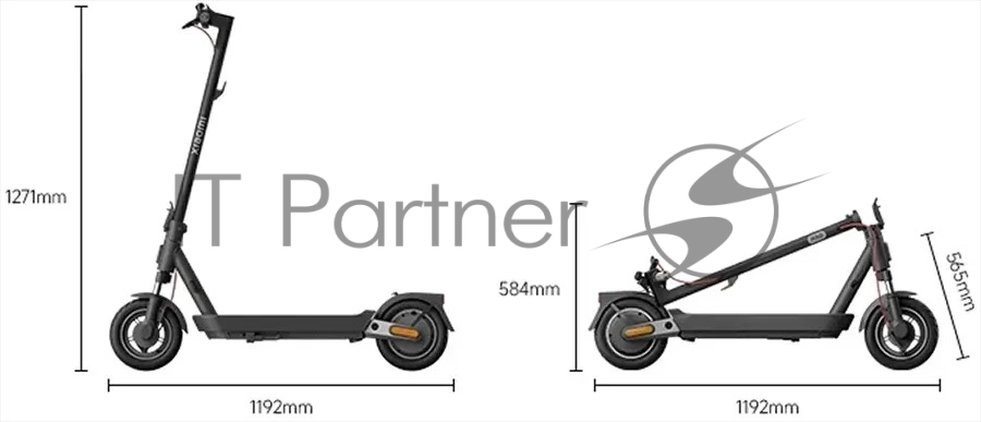 Электросамокат Xiaomi Electric Scooter 5 Pro BHR9611GL черный