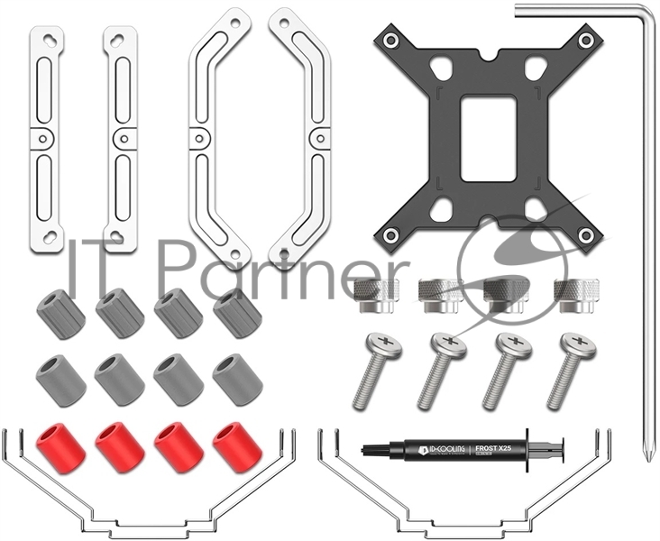 Кулер ID-COOLING SE-610-XT BASIC черный 120мм алюминий/медь 2000rpm 29.85db 4-pin 250W 151мм