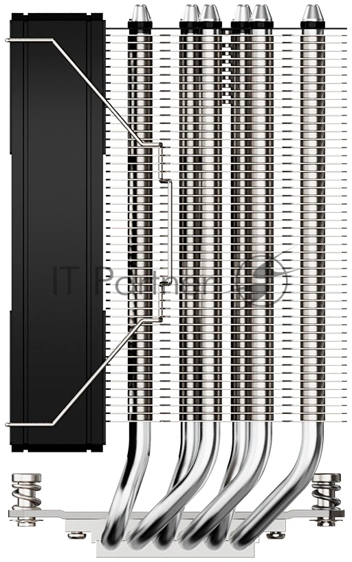 Кулер ID-COOLING SE-610-XT BASIC черный 120мм алюминий/медь 2000rpm 29.85db 4-pin 250W 151мм