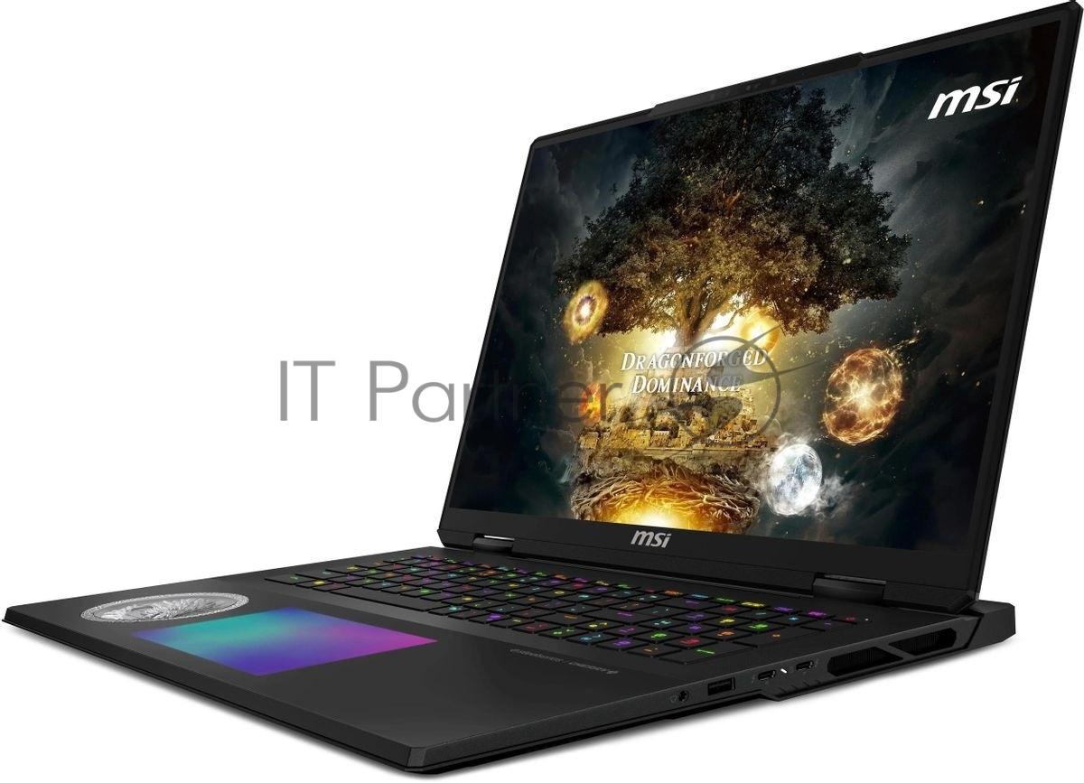 Ноутбук MSI Titan 18 HX Dragon Edition Norse Myth A2XWJG-205RU/18"/miniLED/Intel Core Ultra 9 285HX/64Gb/4Tb/SSD/NVIDIA GeForce RTX 5090 24Gb/Windows 11 Home/черный/3.6kg