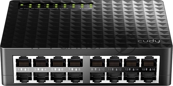 Коммутатор Cudy FS1016D, 16×100 Мбит/с