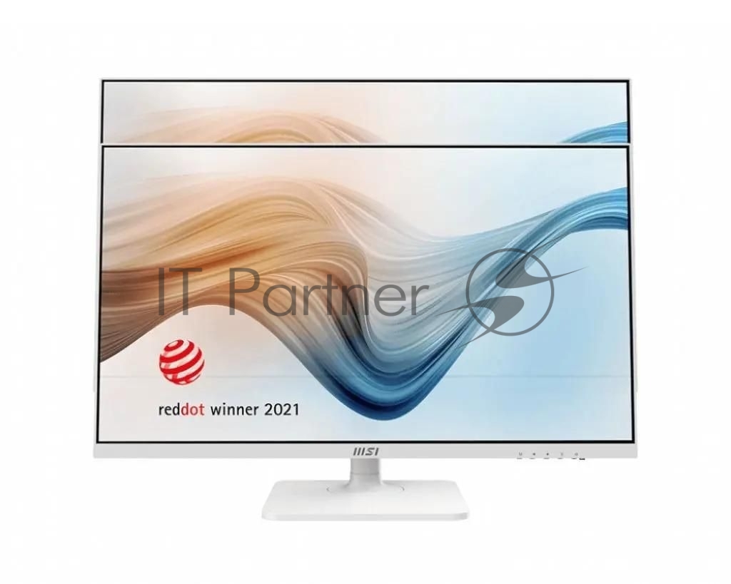 Монитор 27" MSI Modern MD272QXPW IPS 2560x1440, 100 Гц, 4 мс, 16:9, 400 кд/м², HDMI 2.0b, DP 1.2a, USB-C (98 Вт), USB Hub (2x USB 2.0), 3.5 Jack, HDR10, белый