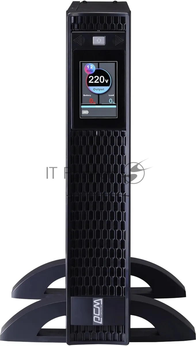 Источник бесперебойного питания Powercom Next, On-Line, 1500VA/1500W, Rack/Tower, 8*IEC320-C13, LCD, Serial+USB, SmartSlot, подкл. доп. Батарей (2027190)