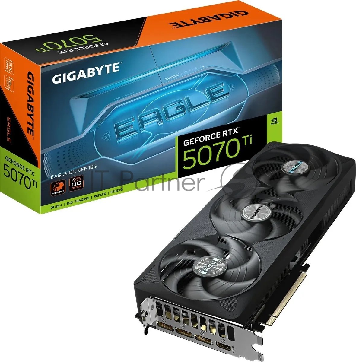 Видеокарта Gigabyte NVIDIA GeForce RTX 5070 Ti Eagle OC SFF 16Gb (GV-N507TEAGLE OC-16GD 1.0) Ret