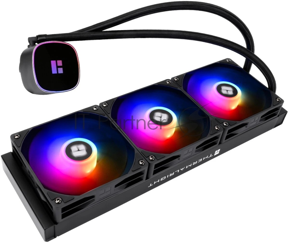 Система жидкостного охлаждения Thermalright Frozen Horizon 360 V2 ARGb Soc-AM5/AM4/1200/1700/1851 черный 4-pin 29.5dB Al Ret (F-HORIZON-360-BL-V2)