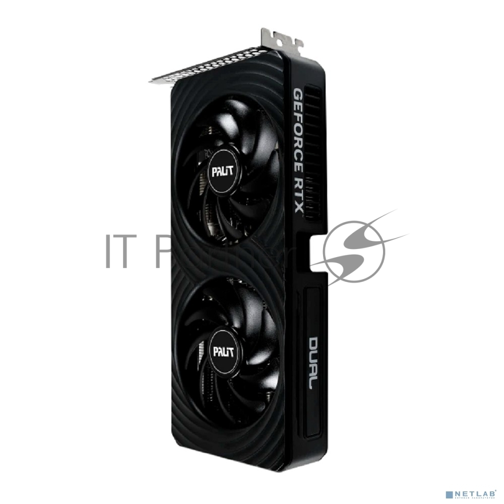 Видеокарта Palit GeForce RTX 5060 Ti DUAL OC, 8 GB GDDR7, 128 bit, 3xDisplayPort, HDMI, GPU 2407 MHz