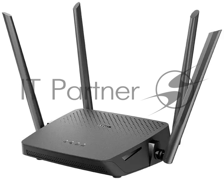 Роутер беспроводной D-Link DIR-825/RU/R7 (DIR-825/RU/R7A) AC1200 10/100/1000BASE-T черный