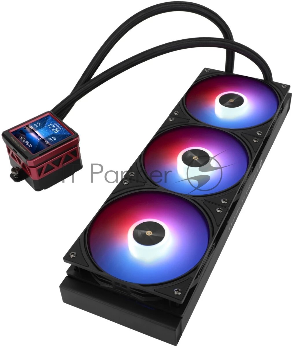 Система жидкостного охлаждения Thermalright Frozen Warframe ULTRA 360 ARGb Soc-AM5/AM4/1151/1200/2066/2011/1700 черный 4-pin 29.6dB Al LCD Ret (F-WFRAME-ULT-360-BL-ARGb)