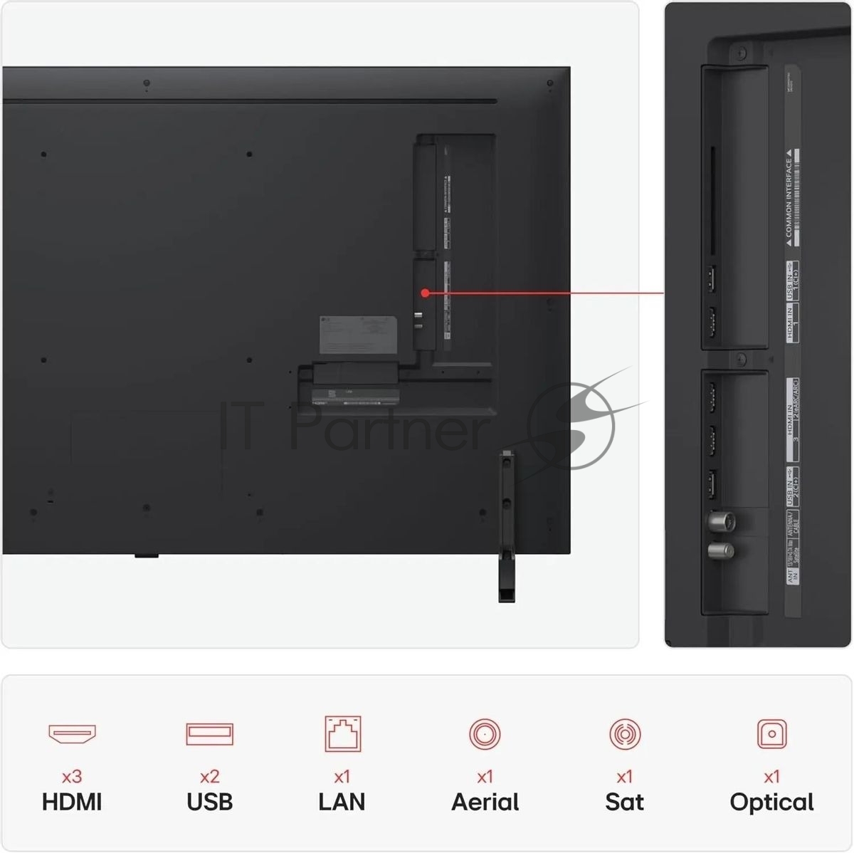 Телевизор LG 55" 55QNED80A6A черный титан LED 4K UHD 60Hz Smart TV WebOS 2GB/16GB