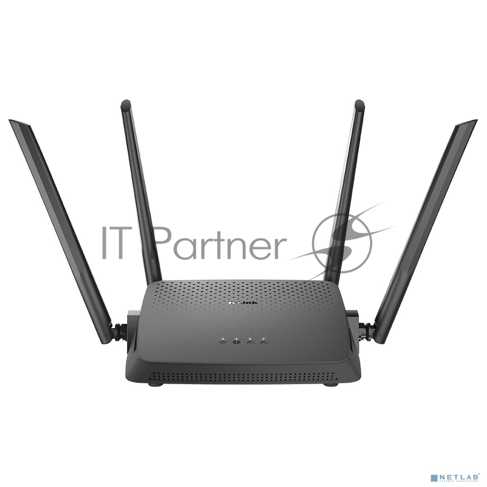Роутер беспроводной D-Link DIR-825/RU/R7 (DIR-825/RU/R7A) AC1200 10/100/1000BASE-T черный