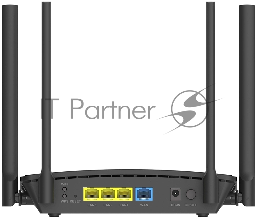 маршрутизатор ORIGO Двухдиапазонный Wi-Fi 6 маршрутизатор AX1500, 1x1000Base-T WAN, 3x1000Base-T LAN, 4 внешние антенны 5 dBi