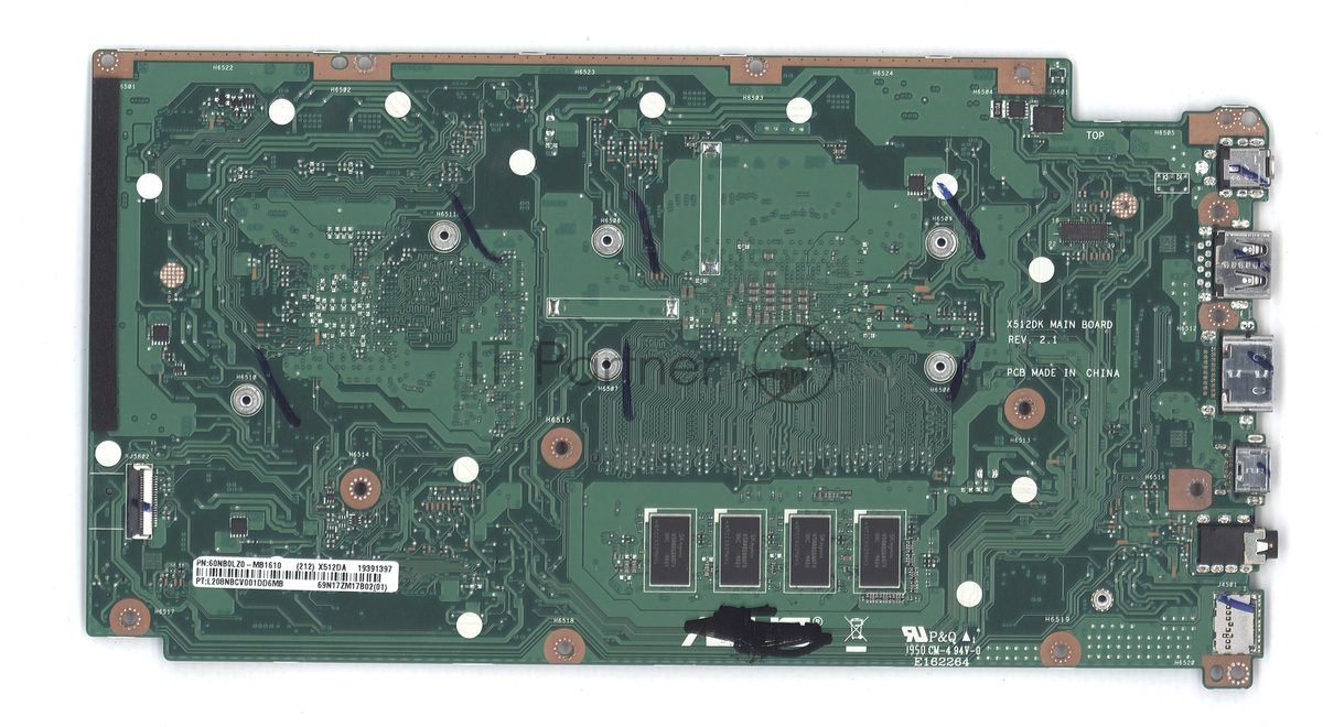 Материнская плата для Asus X512DA 4G/R7-3700U 90NB0LZ0-R00040