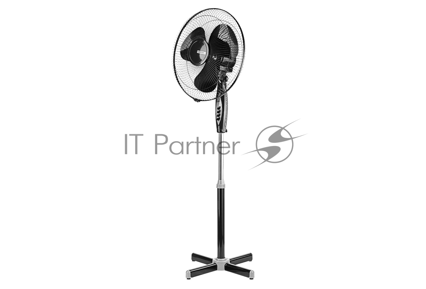 Вентилятор Centek CT-5025 чёрный, напольный, 40 Вт, 3 скорости, 43 см