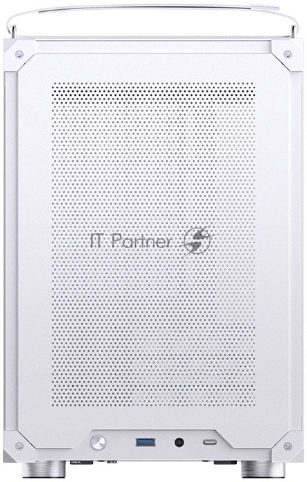 Компьютерный корпус без блока питания JONSBO C6 MAX Handle, Mini-Tower, TG, no fan, 1xUSB-A 3.0 + 1xUSB-C 3.1, mATX, mITX белый
