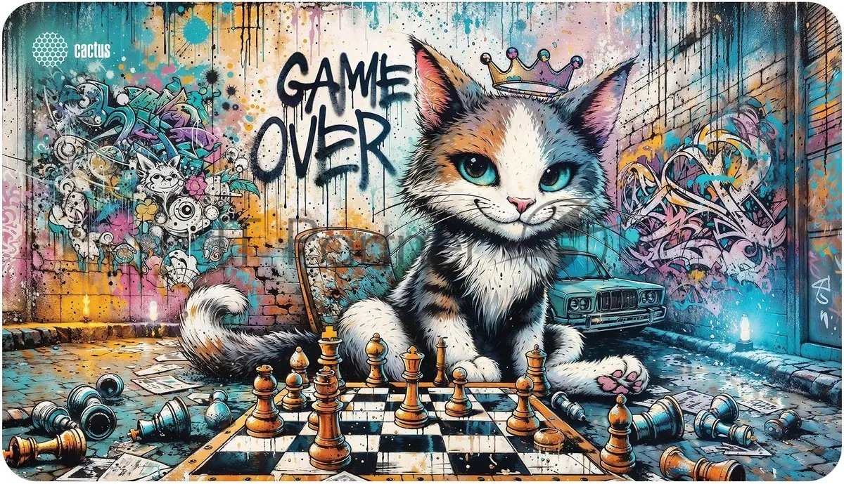 Коврик для мыши Cactus Game Over 700x400x4мм (CS-MP-COR01XLL)