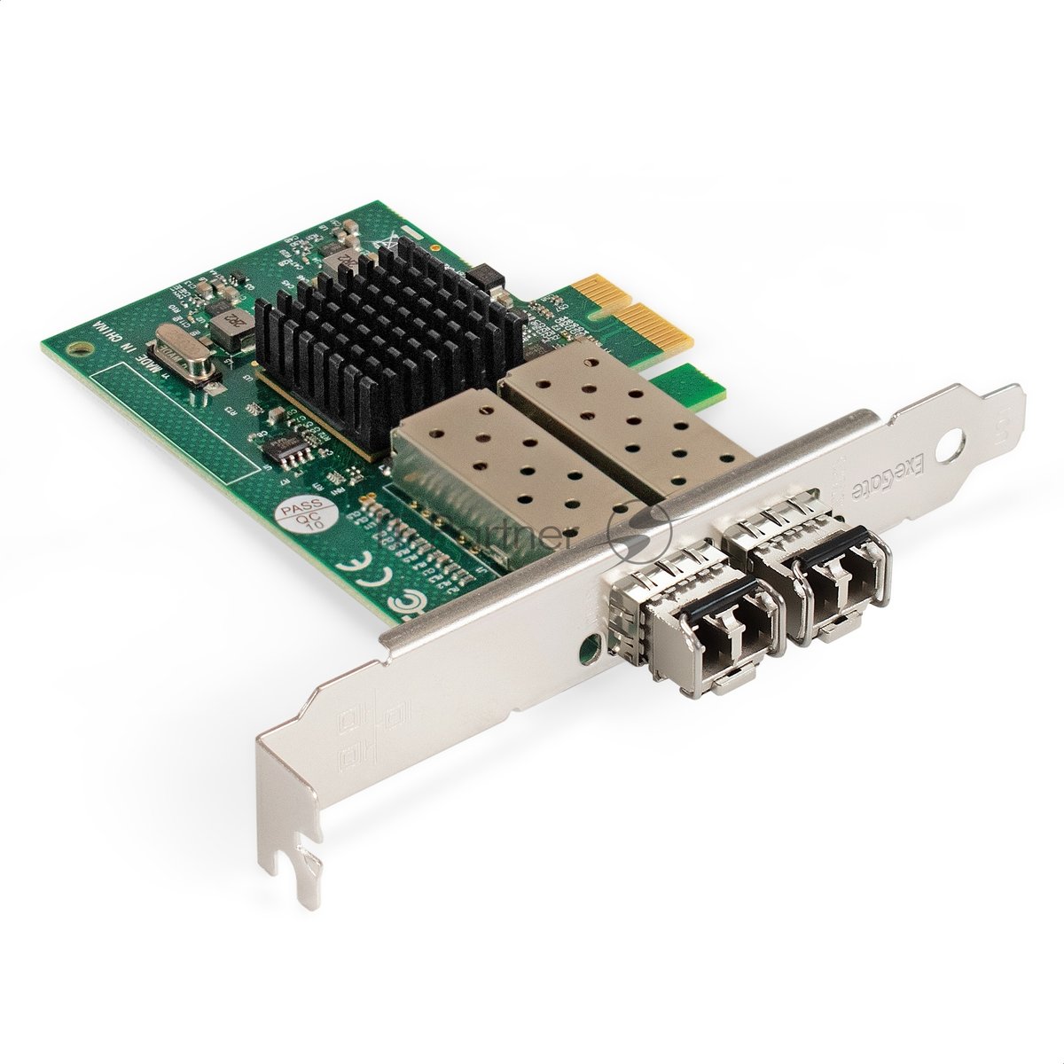 Комплект: Сетевой адаптер SFP ExeGate EXE-82576-F2 + Трансивер Multi-Mode до 550м ExeGate EXT-1G-MM850-LC2-550M (EX296229RUS: PCI-E x1 v2.0, порты 2x SFP (10/100/1000Mb/s), Gigabit Server NIC Intel Chipset 82576-F2 + EX298329RUS: Tx:850/Rx:850 нм, до 550 м, разъем Duplex LC)