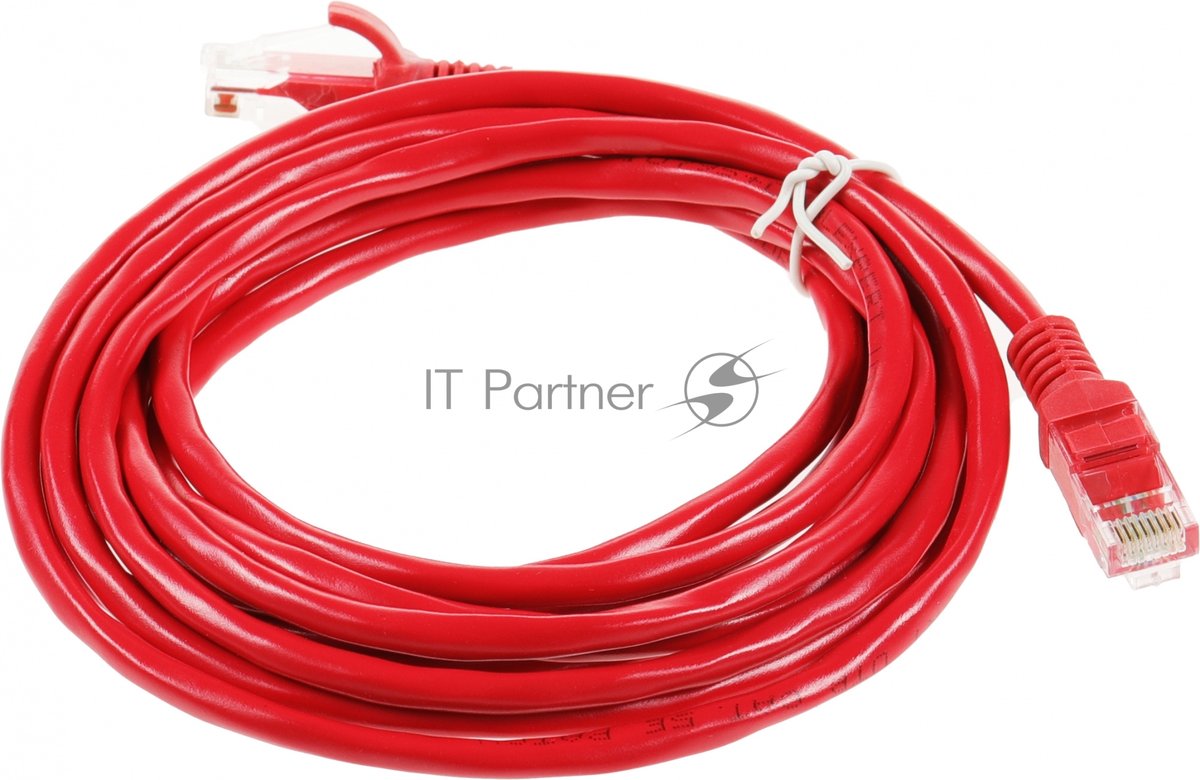 Патч-корд Premier PP12-3M/R, UTP cat.5E, 3м, красный