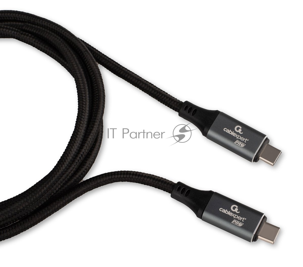 Кабель USB4.0 Cablexpert CC-USB4-CMCM-BR-1.8M, Type-C/Type-C, 5А, 240Вт, PD3.1/QC4.0, 40Gbps, медь, Pro, 1.8м, черный, пакет