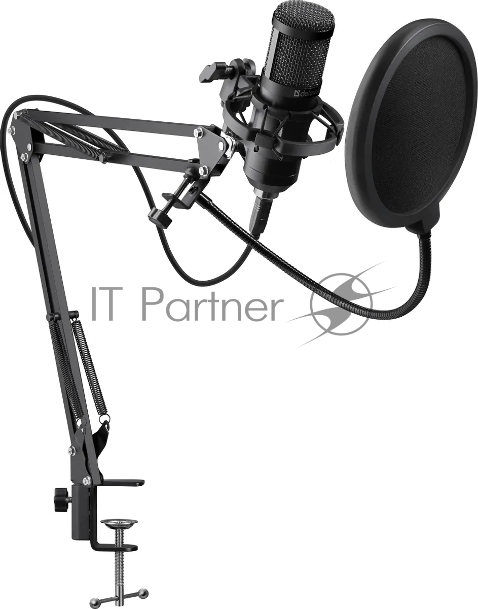 Микрофон Defender Space GMC 450 USB, стойка, провод 1.5 м