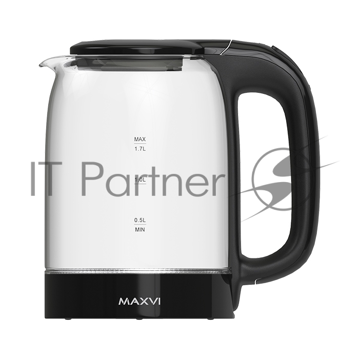 Чайник электрический Maxvi KE1741G черный