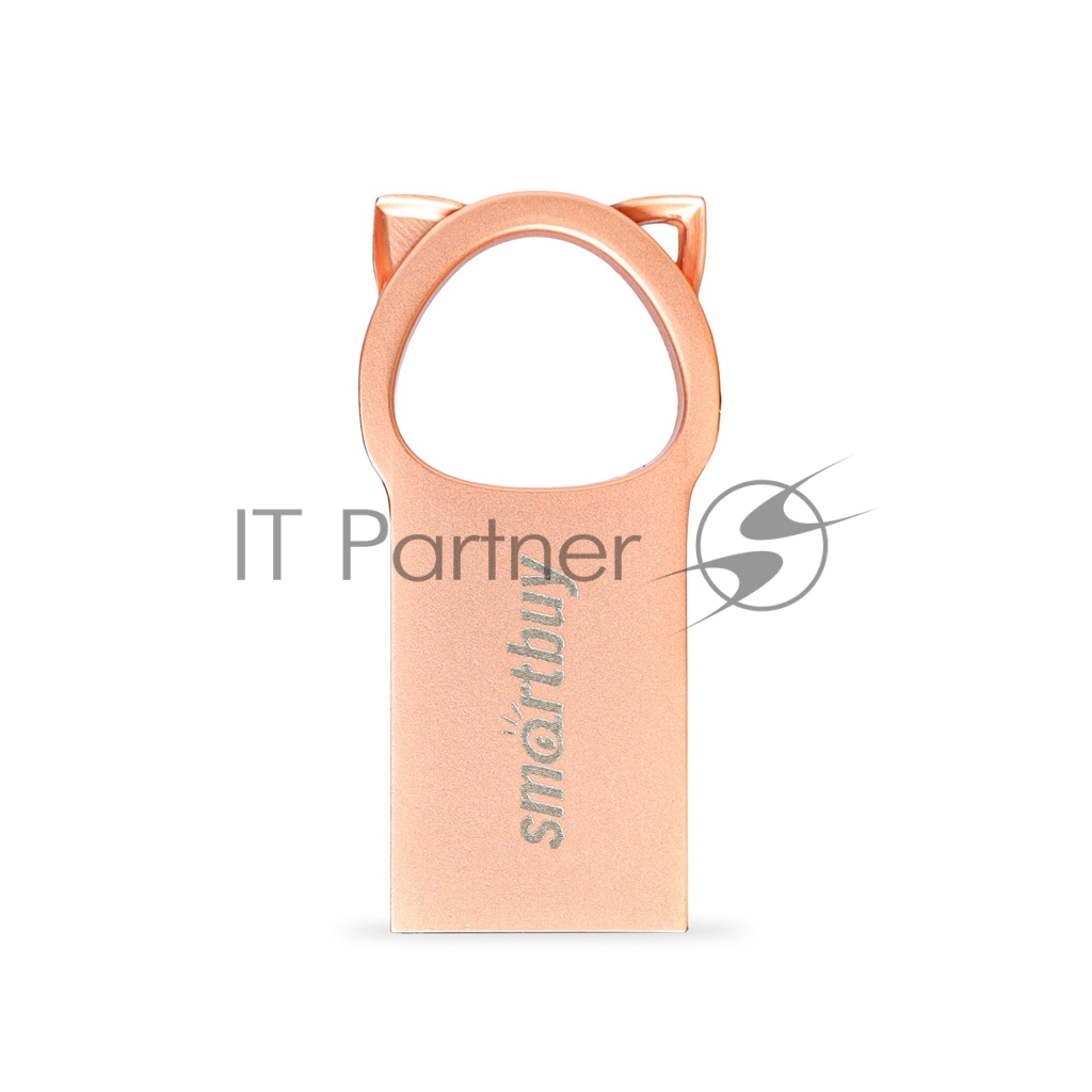 Флешка USB Smartbuy MC5 Metal Kitty (SB016GbMC5), 16Gb, USB 2.0, R/W 20/10, розовый