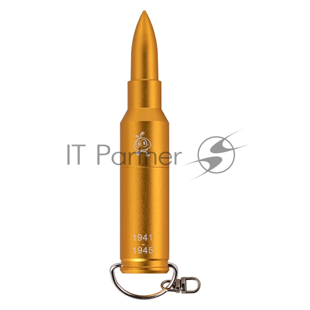 Флешка USB Smartbuy Победа (SB64GCTR), 64Gb, USB 2.0, R/W 15/5, золотой