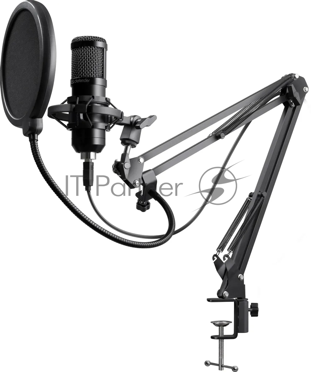 Микрофон Defender Space GMC 450 USB, стойка, провод 1.5 м
