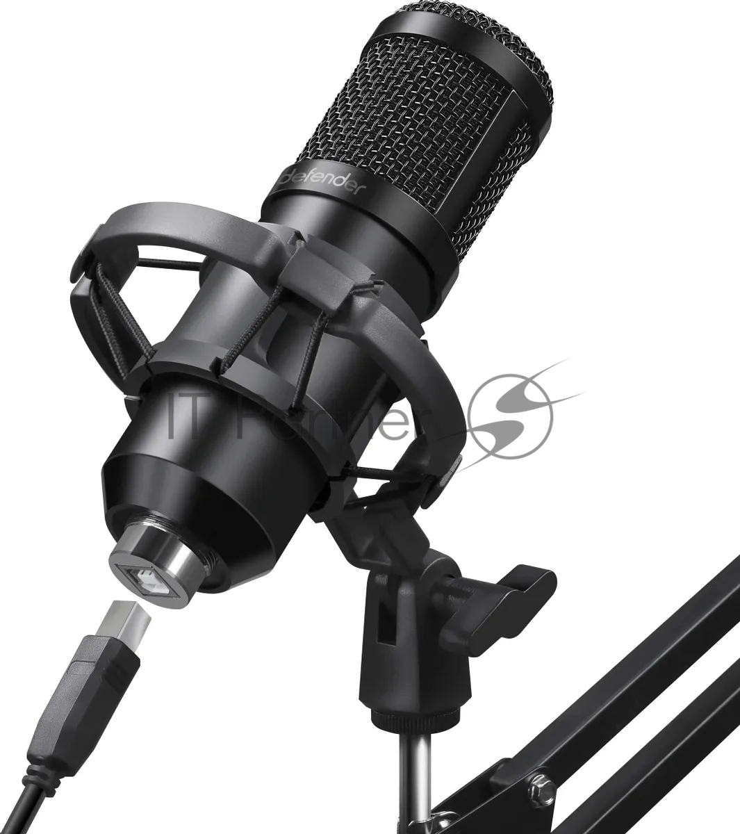 Микрофон Defender Space GMC 450 USB, стойка, провод 1.5 м