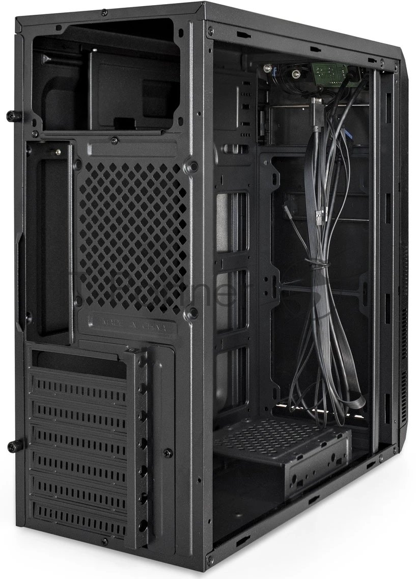 Компьютерный корпус Miditower ExeGate XP-334UC-UNS400 (ATX, БП UNS400 с вент. 12см, 1хUSB/1хUSB 3.0/1хTypeC, аудио, черный)