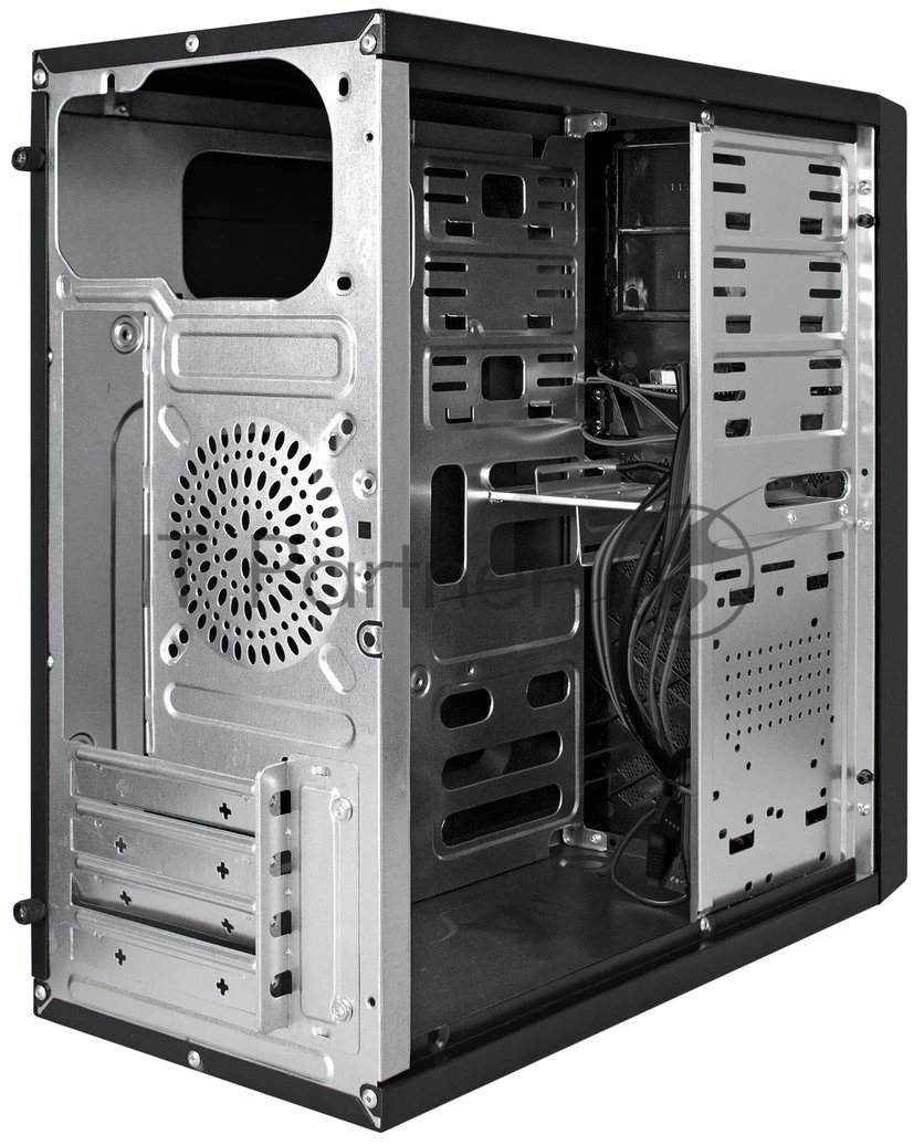 Компьютерный корпус Minitower ExeGate BA-203U-UNS400 (mATX, БП UNS400 с вент. 12см, 3хUSB+1хUSB 3.0, аудио, черный)