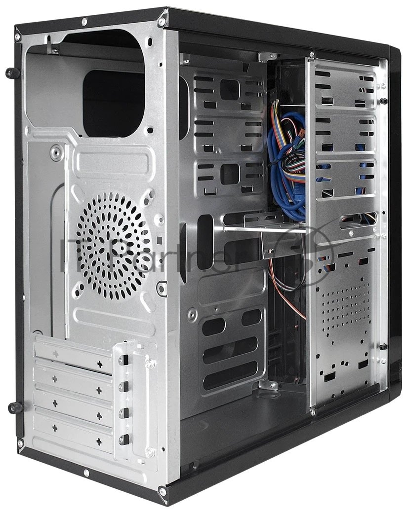 Компьютерный корпус Minitower ExeGate MA-371X-UNS350 (mATX, БП UNS350 с вент. 12см, 2*USB+2*USB 3.0, аудио, черный)